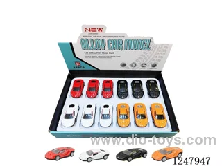 1：43 pull back alloy car 12PCS
