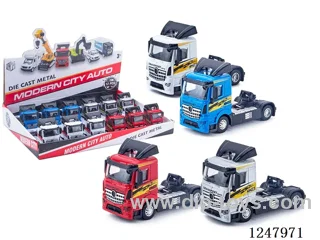 free wheel alloy car 12PCS