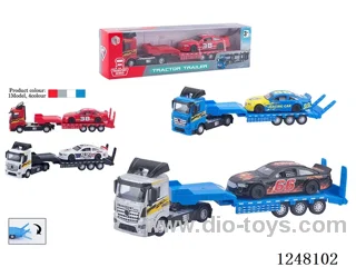 Free wheel trailer set