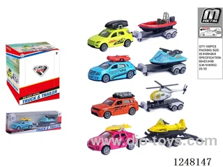 pull back alloy car 16PCS