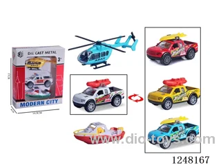 pull back alloy car 3PCS