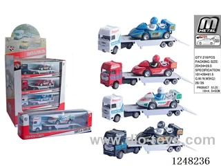 alloy car 16PCS set