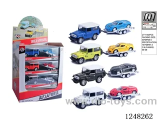pull back alloy car 16PCS