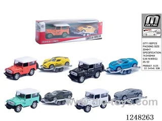 pull back alloy car