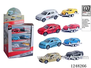 pull back alloy car 16PCS
