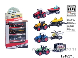 pull back alloy car 16PCS