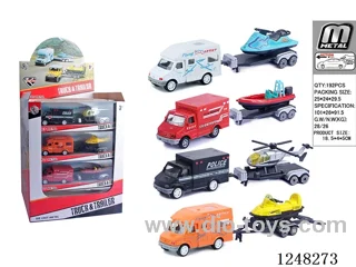 pull back alloy car 16PCS