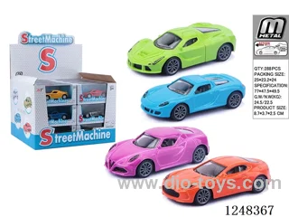 pull back alloy car 24PCS