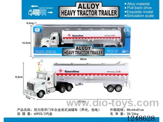 Pull back half alloy American tanker W L/M included battery