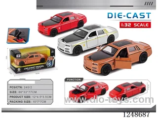 1:32 pull back alloy car