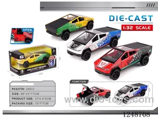 1:32 pull back alloy car
