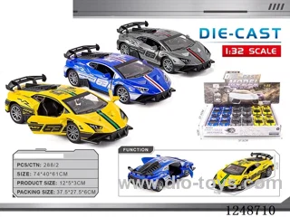 1:32 pull back alloy car 12PCS