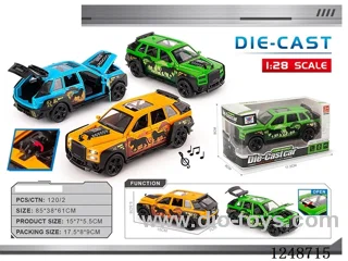 1:28 pull back alloy car W L/M included battery