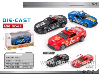 1:40 pull back alloy car