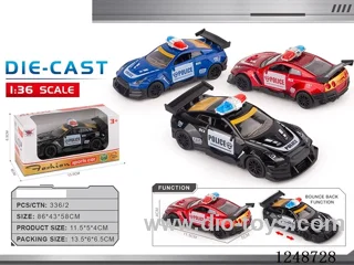 1:40 pull back alloy car