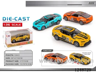 1:40 pull back alloy car