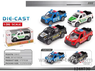 1:40 pull back alloy car