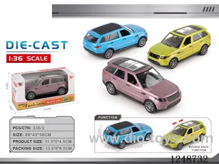 1:40 pull back alloy car
