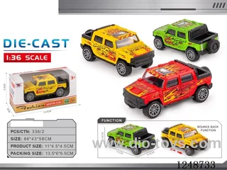 1:40 pull back alloy car