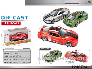 1:40 pull back alloy car