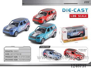 1:40 pull back alloy car