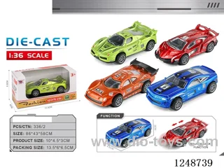 1:43 pull back alloy car