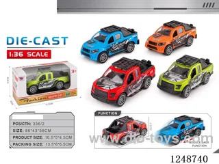 1:40 pull back alloy car