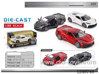 1:32 pull back alloy car