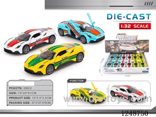 1:32 pull back alloy car 12PCS