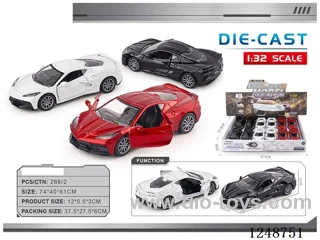 1:32 pull back alloy car 12PCS