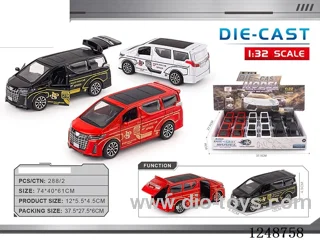 1:32 pull back alloy car 12PCS