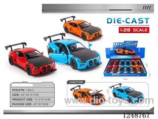 1:28 pull back alloy car 12PCS
