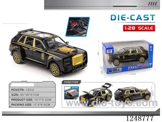 1:28 pull back alloy car