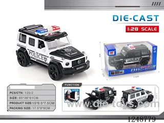 1:28 pull back alloy car