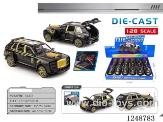 1:28 pull back alloy car 12PCS
