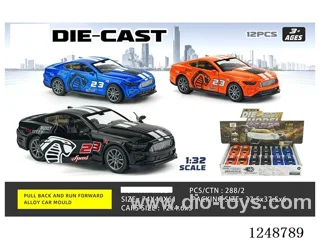 1:32 pull back alloy car 12PCS