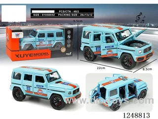 1:24 pull back alloy car W L/M
