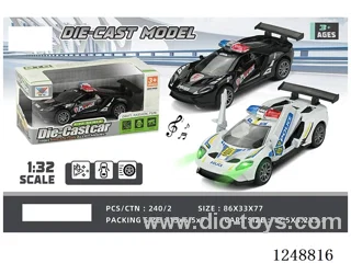 1:32 pull back alloy car W L/M included battery