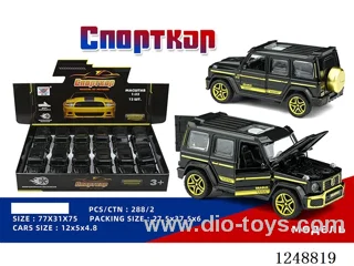 1:32 pull back alloy car (Russian) 12PCS