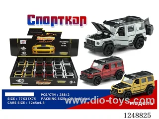 1:32 pull back alloy car (Russian) 12PCS
