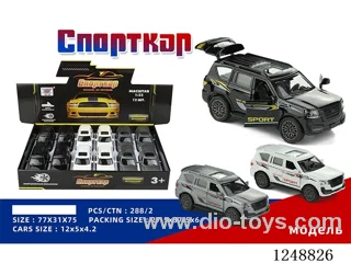 1:32 pull back alloy car (Russian) 12PCS