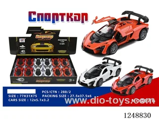 1:32 pull back alloy car (Russian) 12PCS
