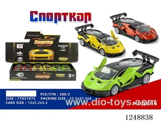 1:32 pull back alloy car (Russian) 12PCS