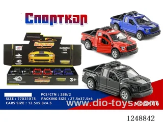 1:32 pull back alloy car (Russian) 12PCS