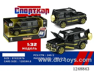 1:32 pull back alloy car (Russian)