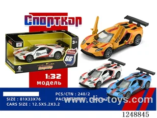 1:32 pull back alloy car (Russian)