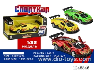 1:32 pull back alloy car (Russian)