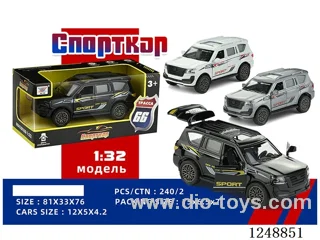 1:32 pull back alloy car (Russian)