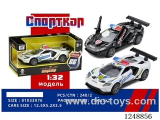 1:32 pull back alloy car (Russian)