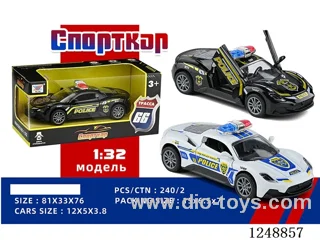 1:32 pull back alloy car (Russian)